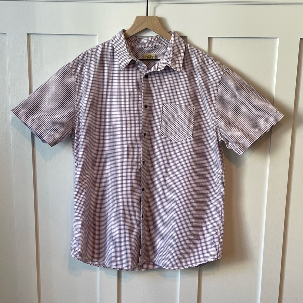 Tre Vero Mens Short Sleeved Button Down Shirt